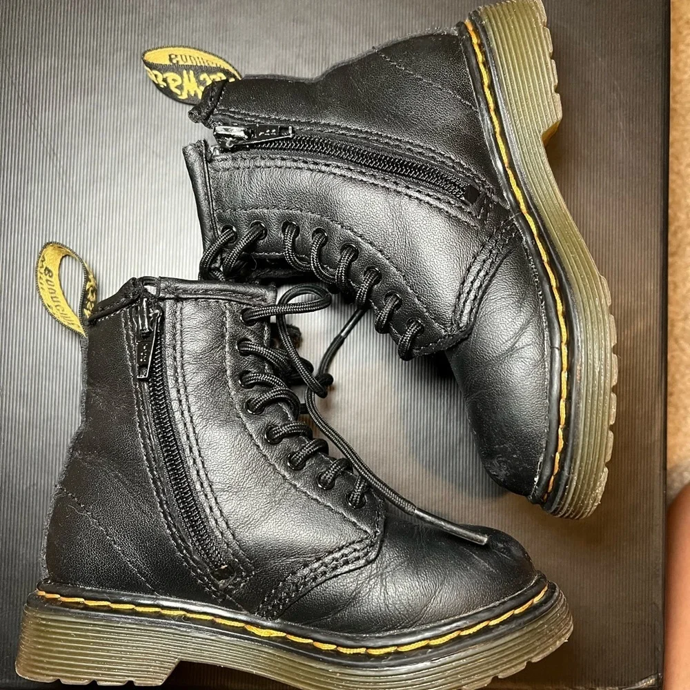 Dr. Martens Kids Black Boots